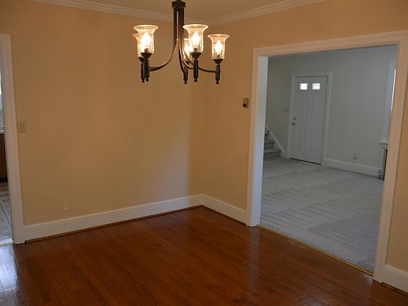 Dining room facing kitchen and living room