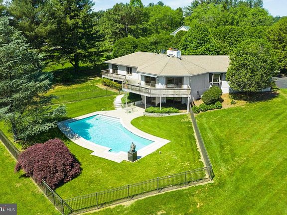 View as you drive up to house