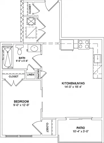 Floor plan The Buckman