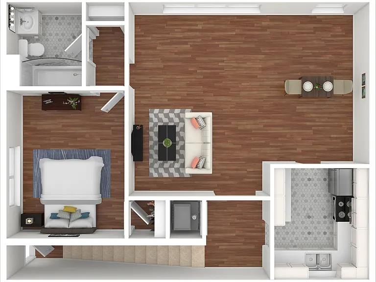 2 Bedroom, 1.5 Bath Townhome 2 Bedroom, 1.5 Bath Townhome