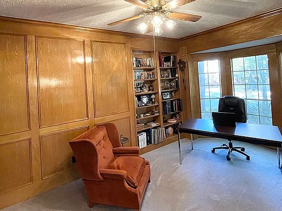 Wood paneled Study...