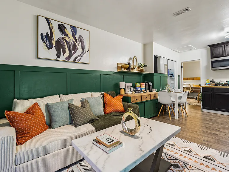 Relax and unwind on a comfy sofa, perfect for ultimate comfort and coziness
