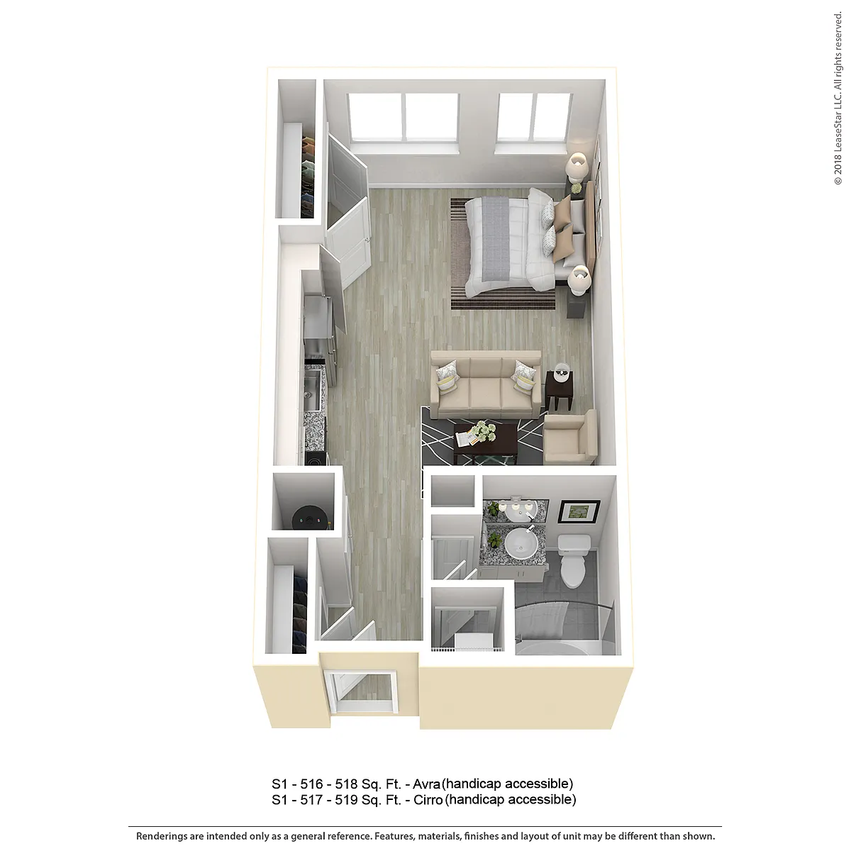 Floor plan Studio