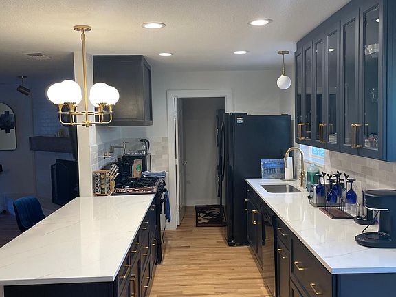 Kitchen and laundry room at the end