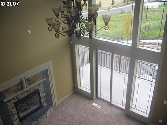 Balcony view of family room to outside balcony.
