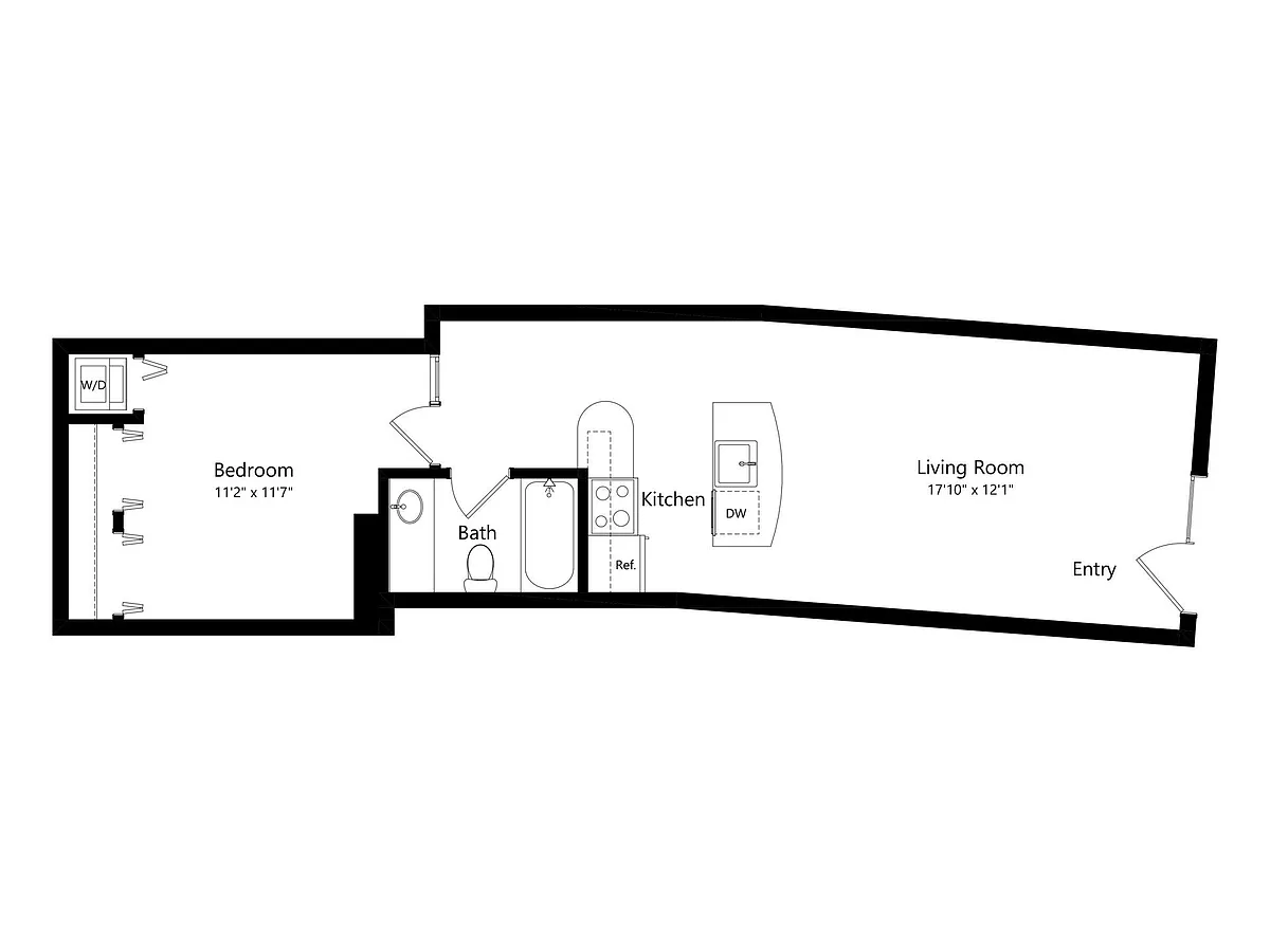 Floor plan The Lofts at Shiplock Watch - A1