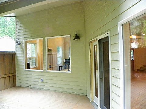 Deck with Propane hookup