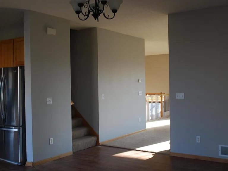Open floor plan with VERY LARGE eat-in Kitchen