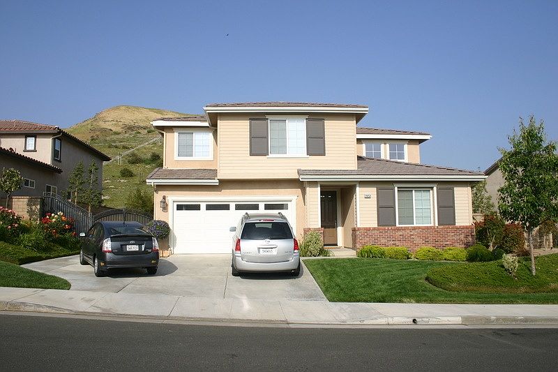 In front of house--cul de sac