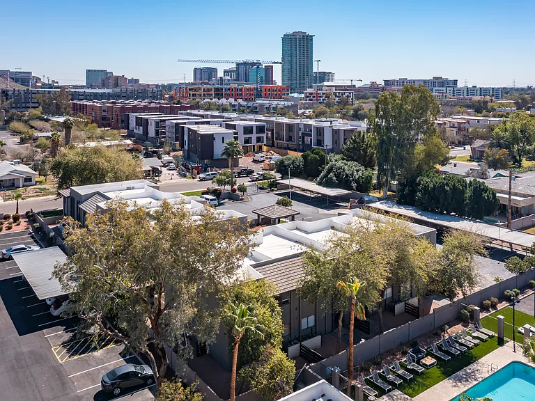 Our location can't be beat! Easy walking distance to dining, walking paths, and Tempe Town Lake.
