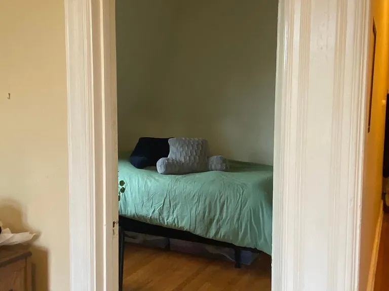 Bedroom door from living room