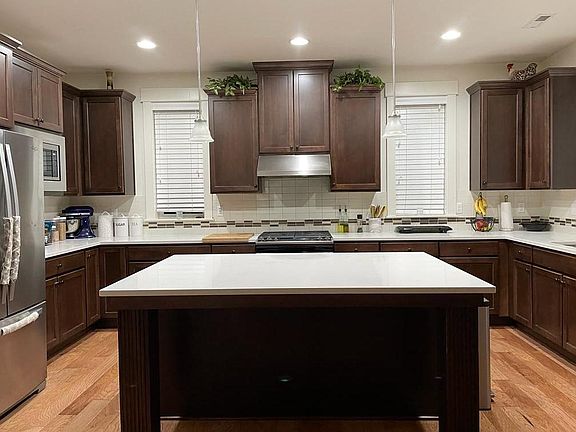 Kitchen view from living