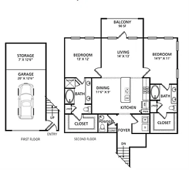 Floor plan E2a