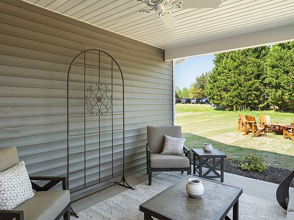 Covered Patio of The Sutherland Design by DRB Homes