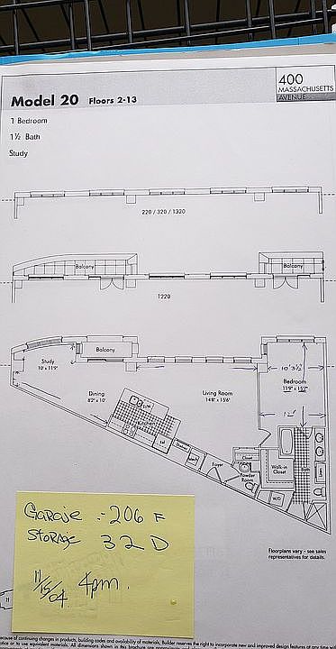 #620 floor plan w/balcony
