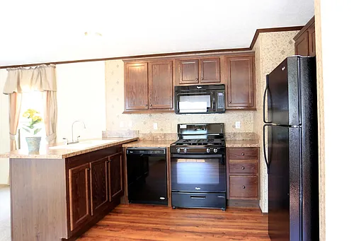 Floor plan 3 Bed 2 Bath Single Section Home