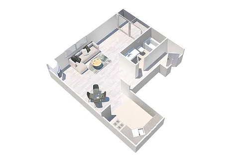 Floor plan Studio