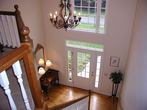 Two story foyer