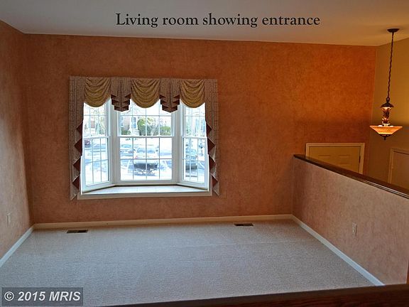 Living Room showing front entrance below