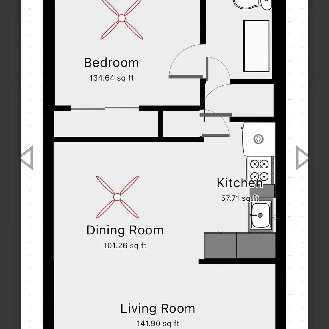 1 bed, 600 sqft, $1,300 — Photo 2