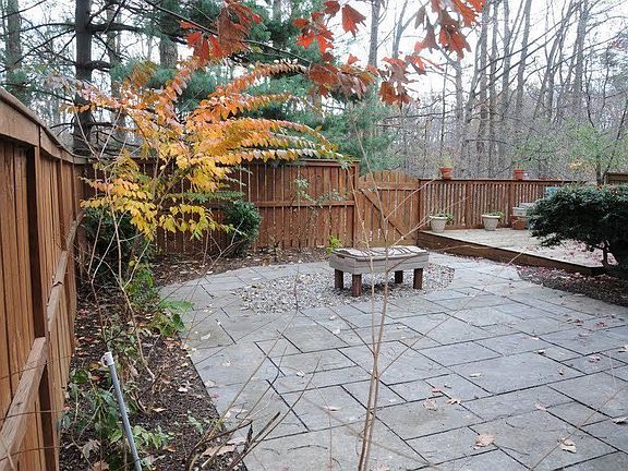 Back and side yard