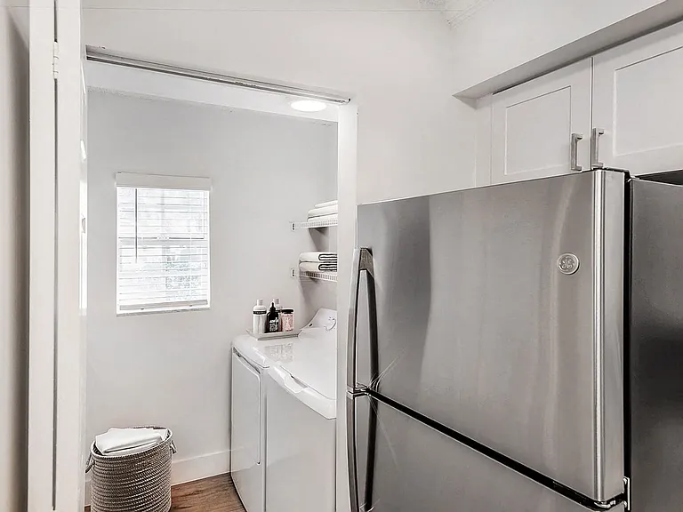 In-home washers and dryers for your convenience