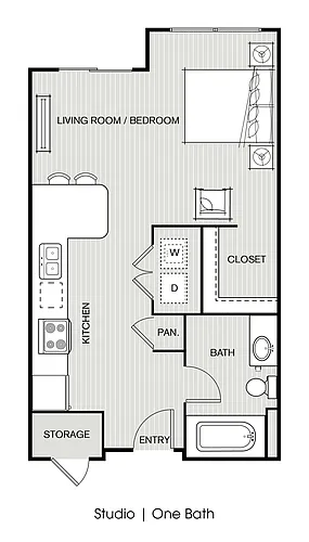 Floor plan Studio