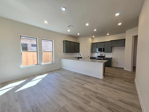 Dining Area view into kitchen