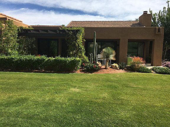 Patio from golf course
