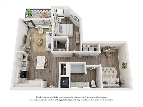 Floor plan The Adams with Den