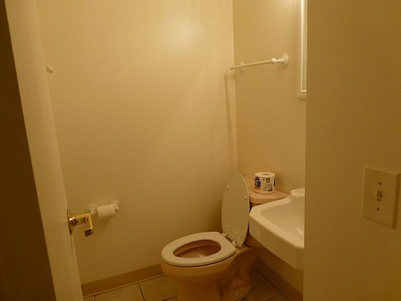 first floor half bathroom