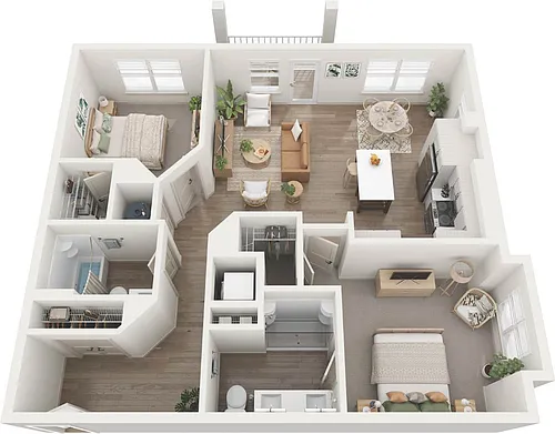 Floor plan B1A