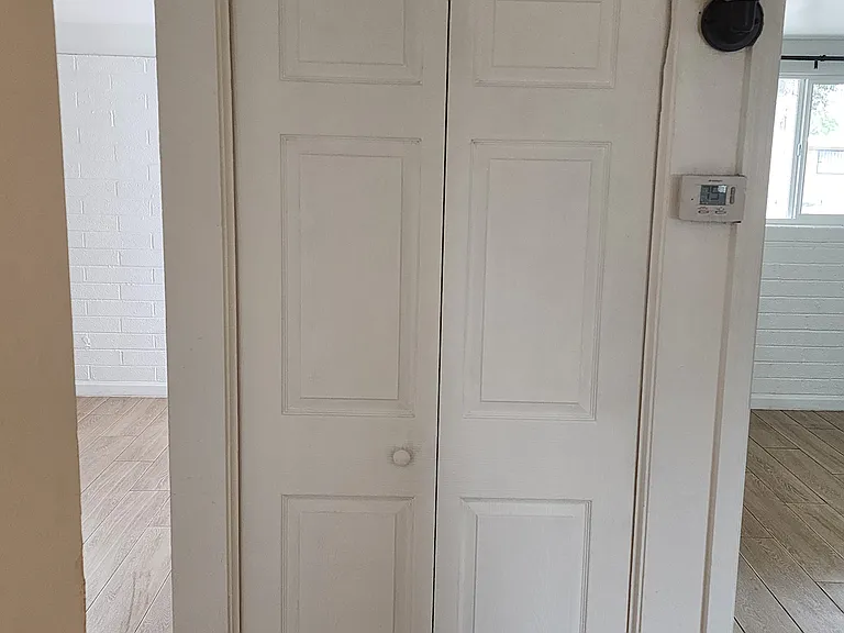Hall linen closet