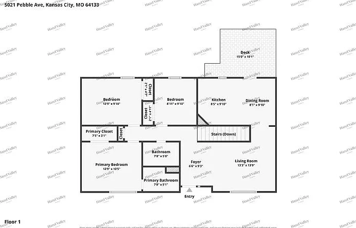 3 bed, 2.5 bath, 1044 sqft, $1,820 — Photo 4