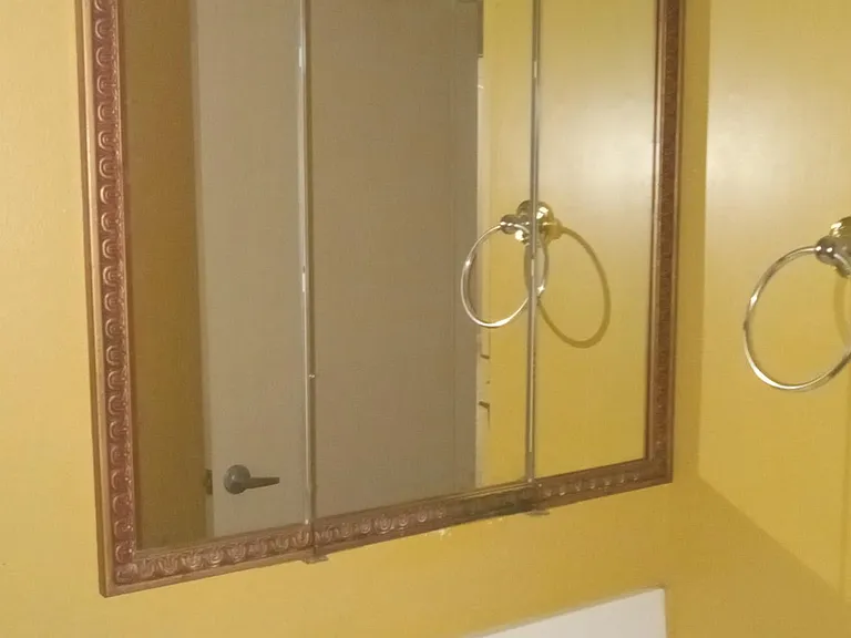 vanity sink in front bathroom