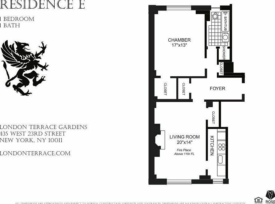 2nd image of 445 W 23rd St APT 9E