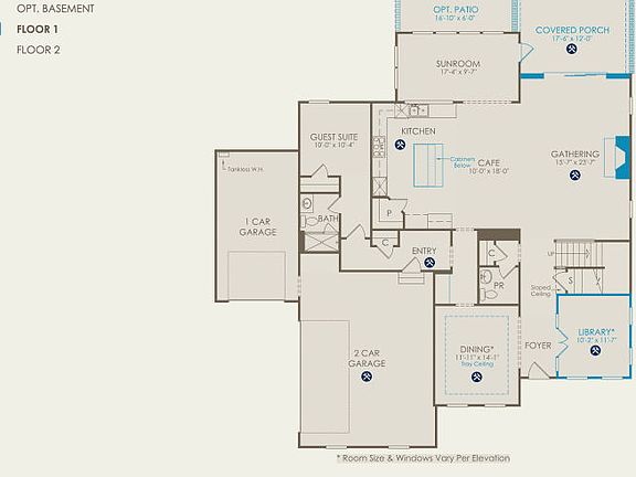 Rexford Floor Plan, Quick Move-In Home, Floor 1