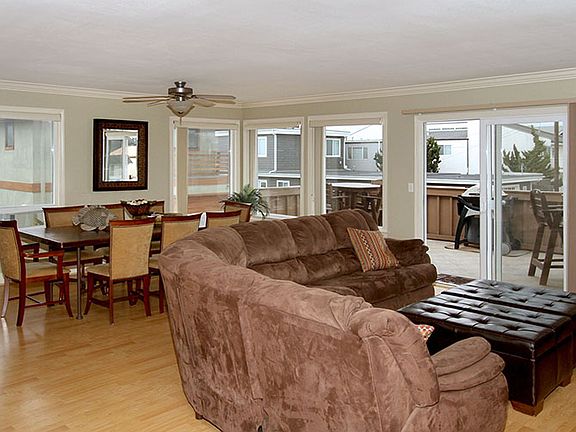 Family room and dining area