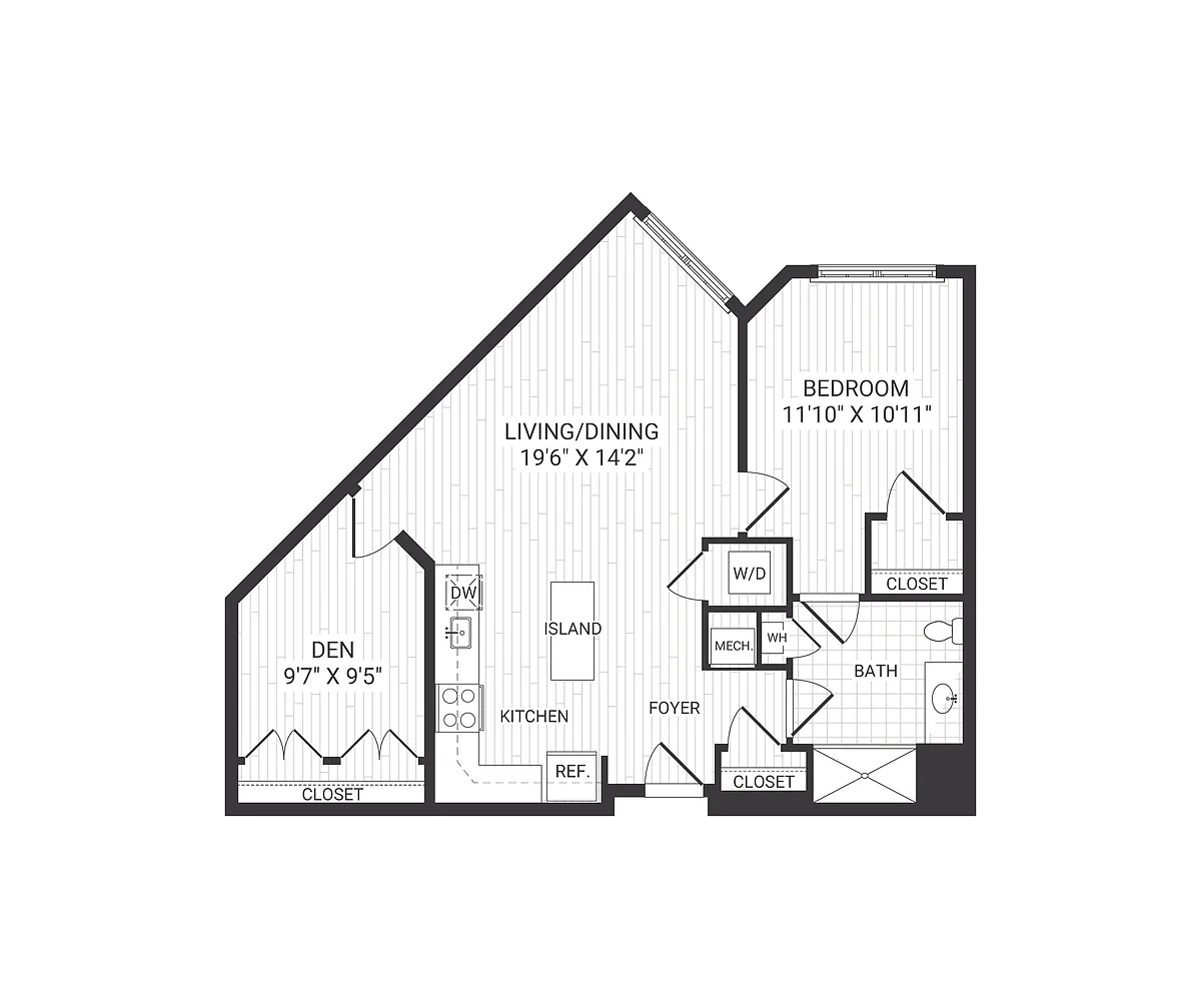 Floor plan A33 Den