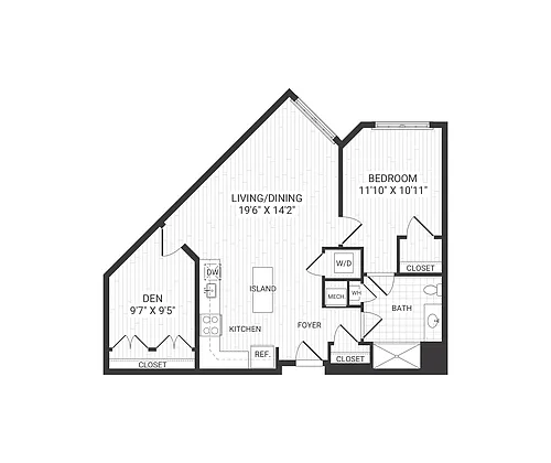 Floor plan A33 Den