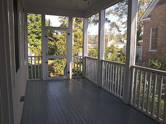 Screen Porch Overlooking Pond