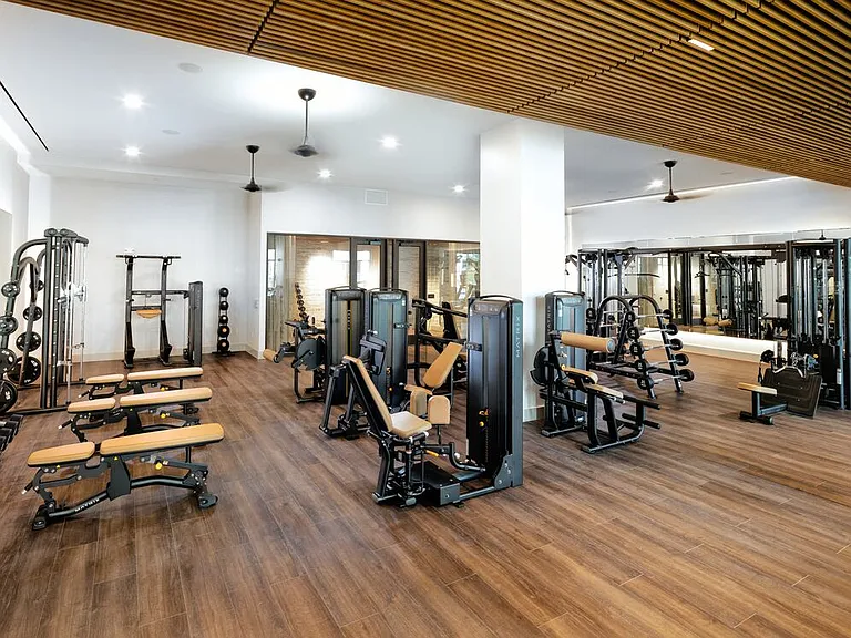Modern, state-of-the-art fitness center