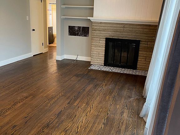 area leading to bathroom and bedrooms from family room