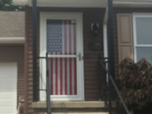 Front door w porch awning