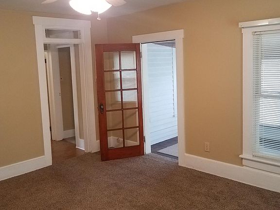 Doorway to 3 season porch off living room