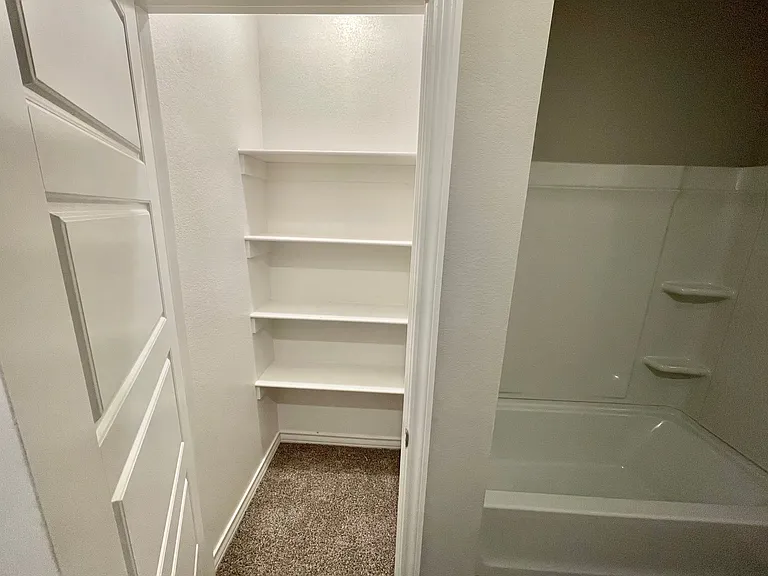 Master bathroom closet