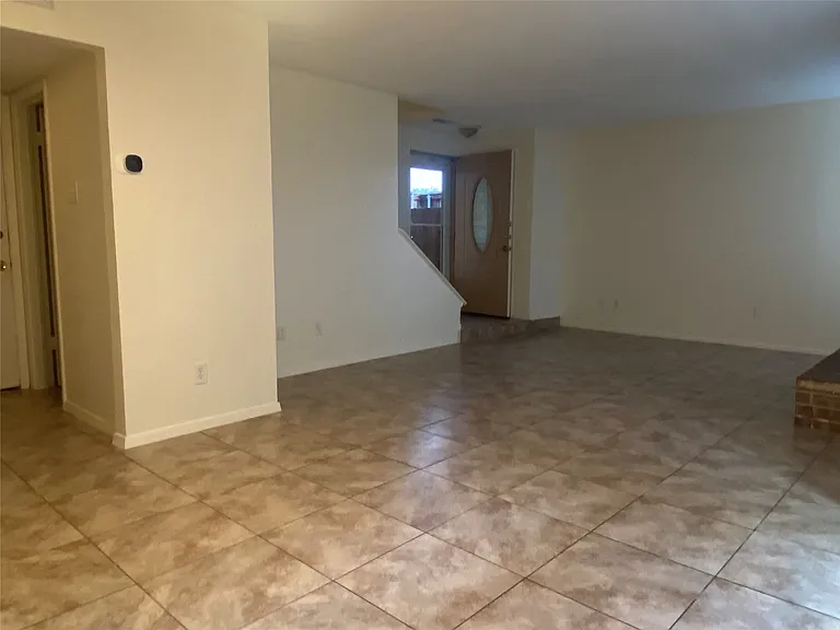 Living room (Looking toward front door.)