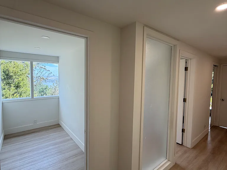 Lower level closet