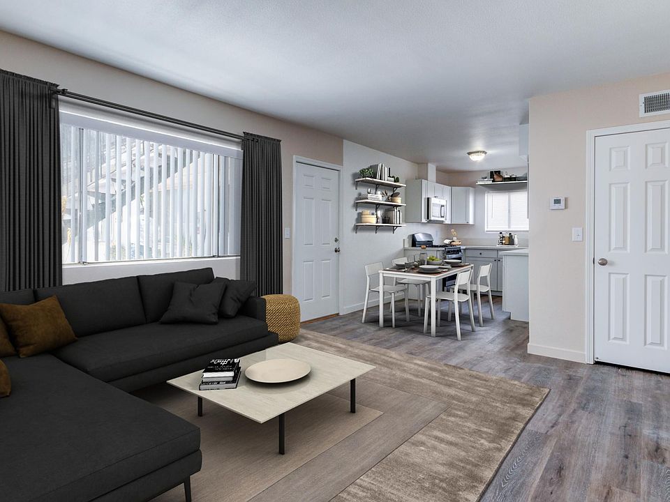 Living room, kitchen