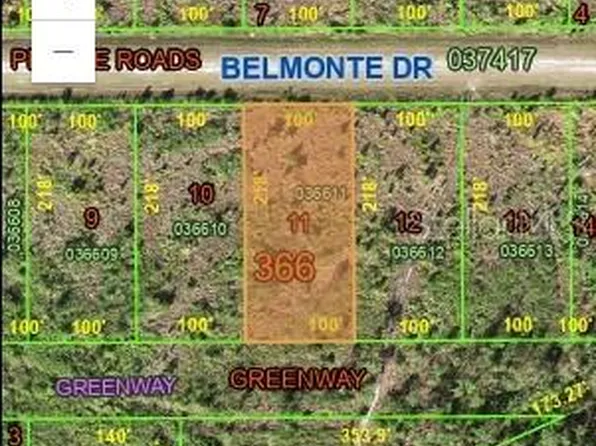 0 Belmonte Dr Lot 11, Indian Lake Estates, FL 33855